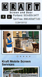Mobile Screenshot of kraftscreens.com